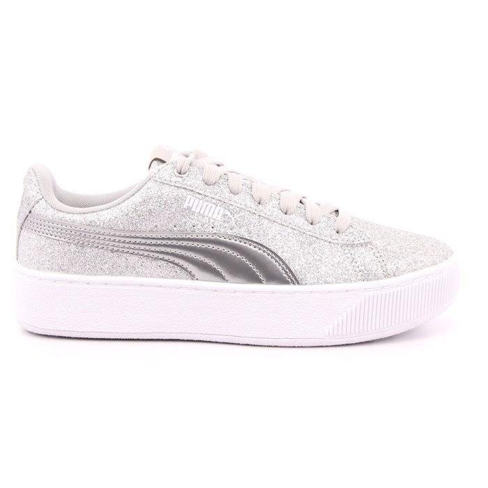 Scarpa Allacciata Puma Bambina Argento  Scarpe 819 - 36685614