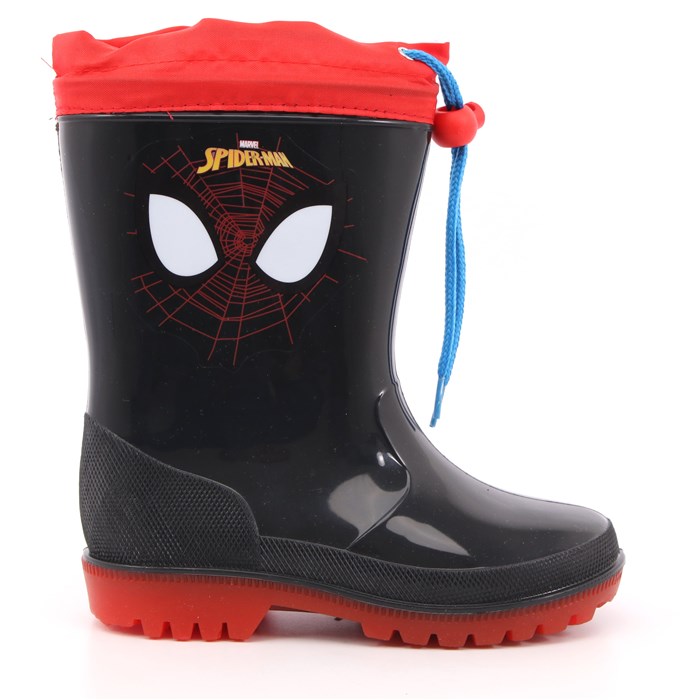 Stivale Pioggia Spider Man Bambino Nero  Scarpe SPP7265