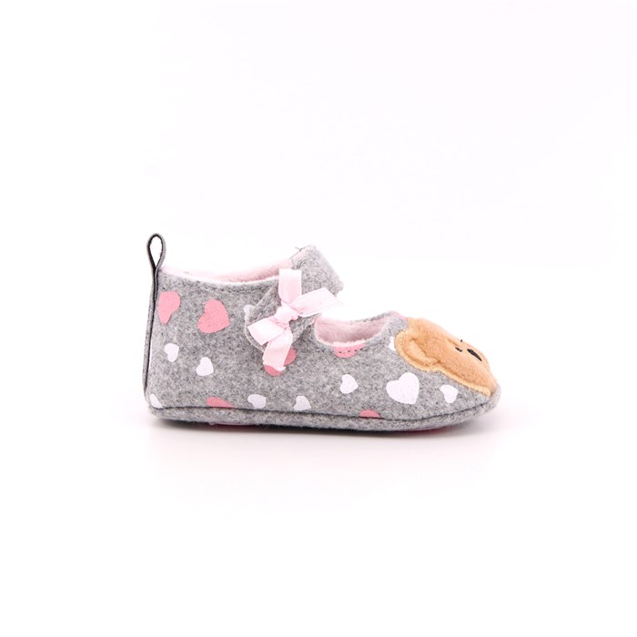 Scarpina Culla Trudi Bambino Grigio  Scarpe 9 - TRU7456