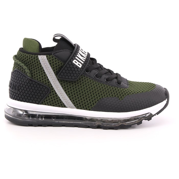 Scarpa Allacciata Bikkembergs Bambino Verde  Scarpe 21 - 20737