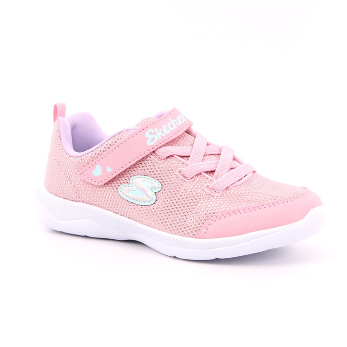 Skechers Scarpa Strappi + Elastico Rosa