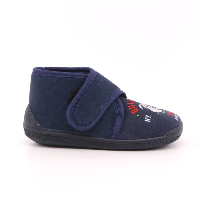Pantofola Strappi Awa Bambino Blu  Scarpe 4 - 001