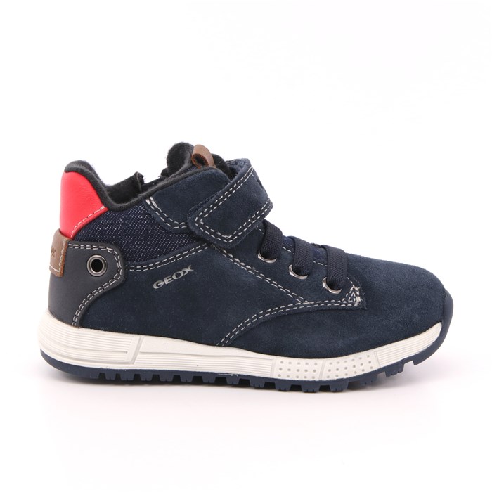 Scarpa Strappi + Elastico Geox Bambino Blu  Scarpe 406 - B163CC