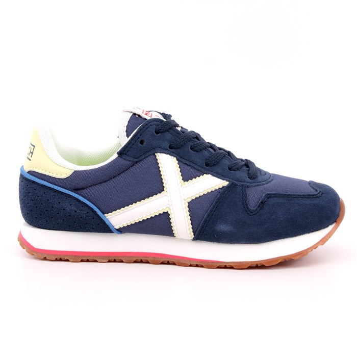 Scarpa Strappi Munich Bambino Blu  Scarpe 130 - 8208481