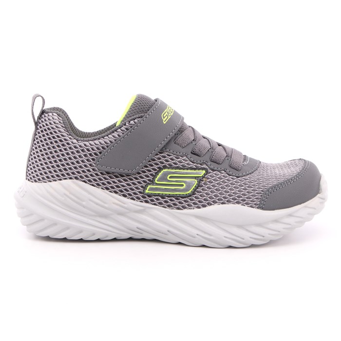 Scarpa Strappi + Elastico Skechers Bambino Grigio  Scarpe 177 - 400083L