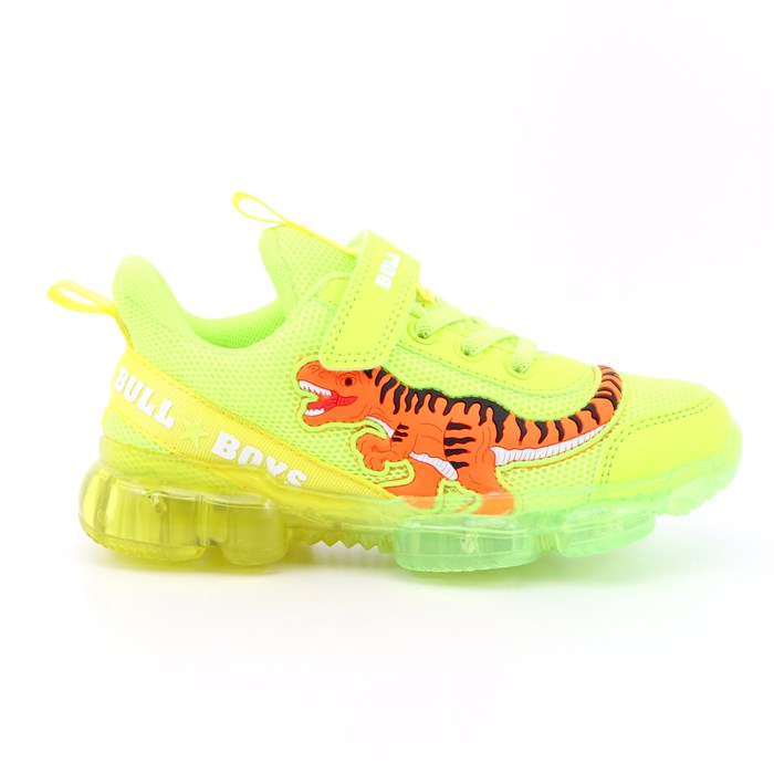 Scarpa Strappi + Elastico Bull Boys Bambino Verde  Scarpe 10 - BB2130