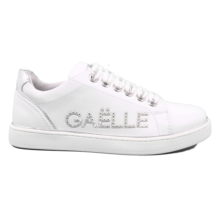 Scarpa Allacciata Gaelle Bambina Bianco  Scarpe 21 - G-1320A