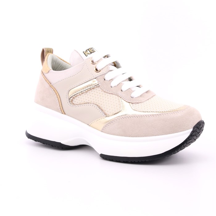 Keys Scarpa Allacciata Beige