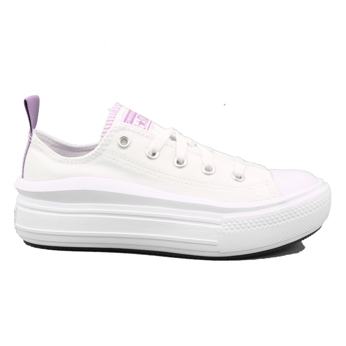 Scarpa Allacciata Converse Bambina Bianco  Scarpe 432 - 371528C
