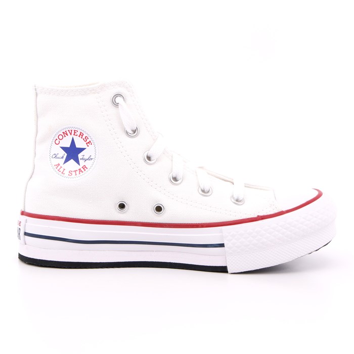 Scarpa Allacciata Converse Bambina Bianco  Scarpe 438 - 372860C