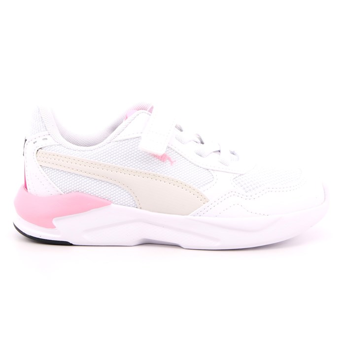 Scarpa Strappi + Elastico Puma Bambina Bianco  Scarpe 903 - 38552504