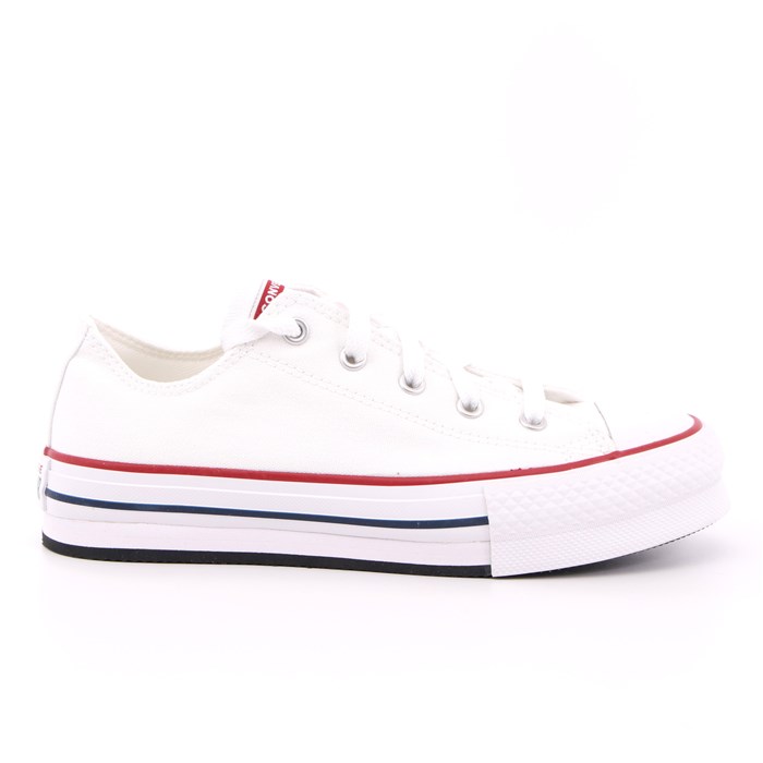 Scarpa Allacciata Converse Bambina Bianco  Scarpe 445 - 272858C