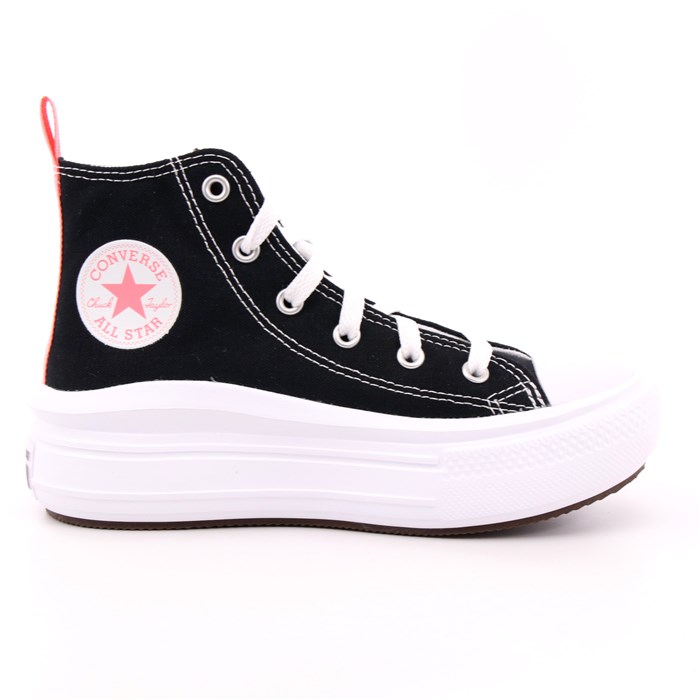 Scarpa Allacciata Converse Bambina Nero  Scarpe 446 - 371527C