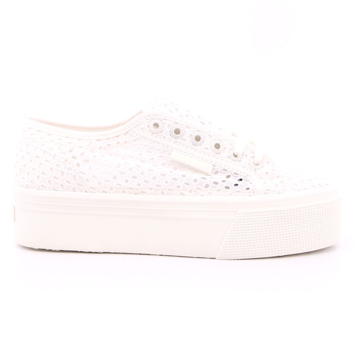 Scarpa Allacciata Superga Donna Avorio  Scarpe 255 - S 1141TW