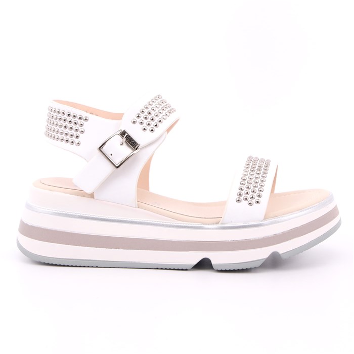 Sandalo Keys Donna Bianco  Scarpe 87 - K-6504B