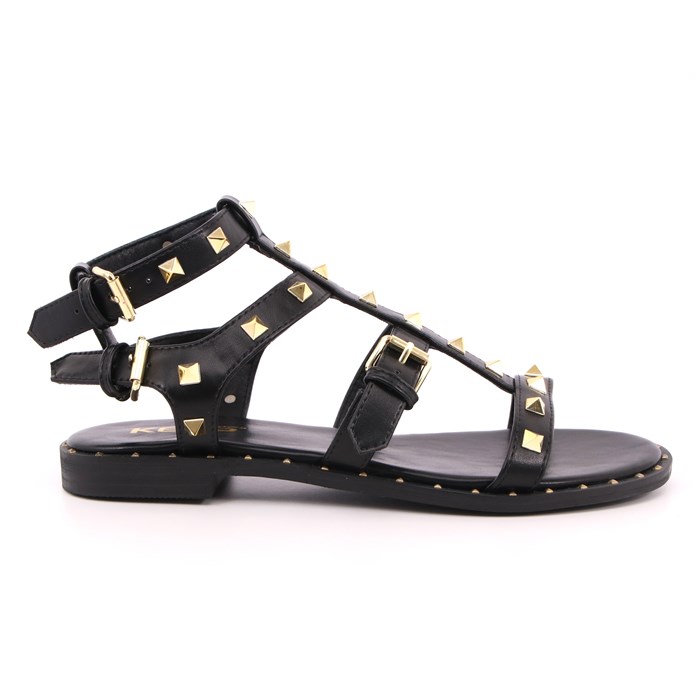 Sandalo Keys Donna Nero  Scarpe 96 - K-6452B