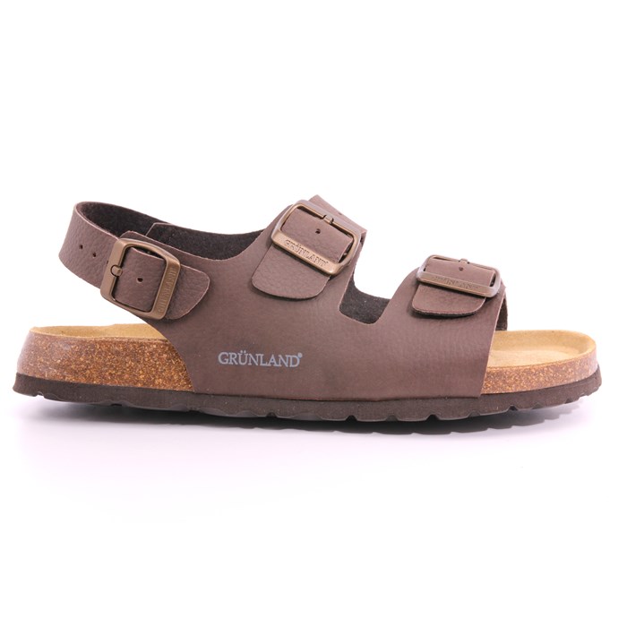 Sandalo Grunland Uomo Marrone  Scarpe 522 - SB0762