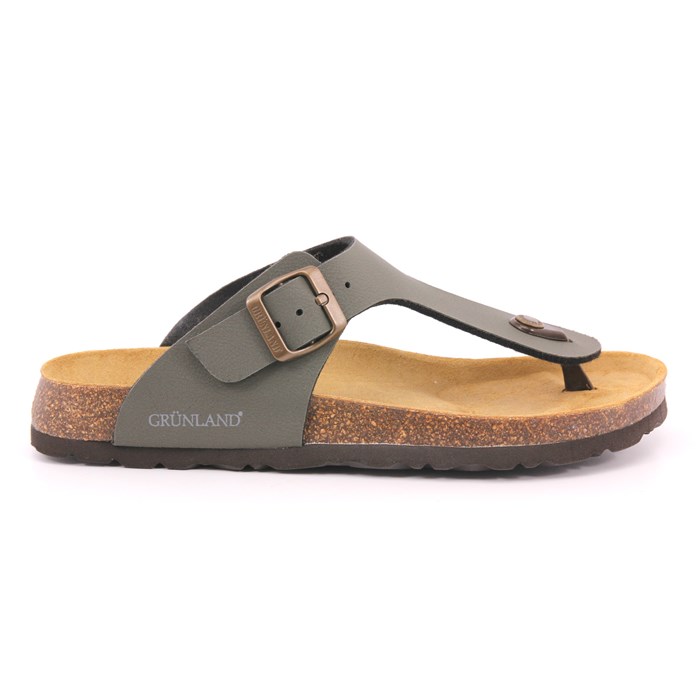 Infradito Grunland Uomo Verde  Scarpe 538 - CC3011