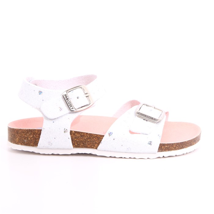 Sandalo Pablosky Bambina Bianco  Scarpe 342 - 405700