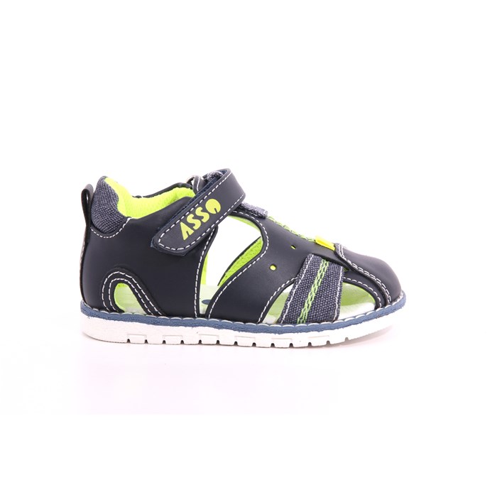 Sandalo Asso Bambino Azzurro  Scarpe 487 - AG13580A