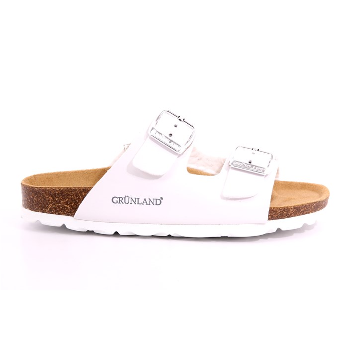 Ciabatte Grunland Bambino Bianco  Scarpe 547 - CB1462
