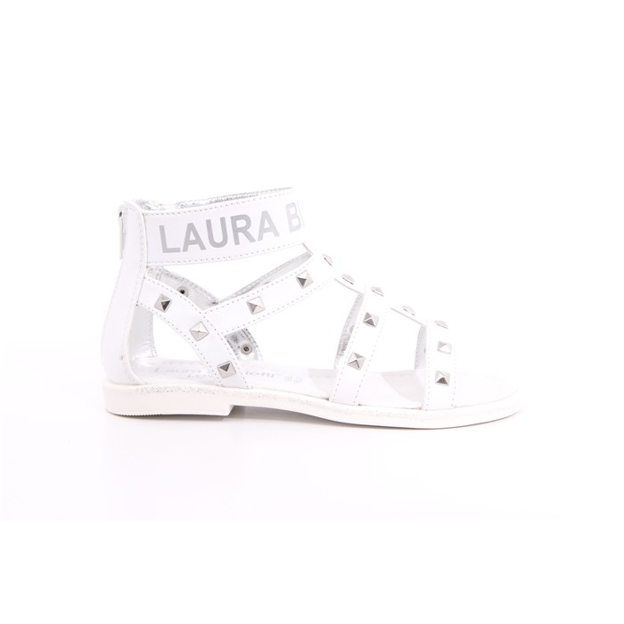 Sandalo Laura Biagiotti Bambina Bianco  Scarpe 68 - 7970A