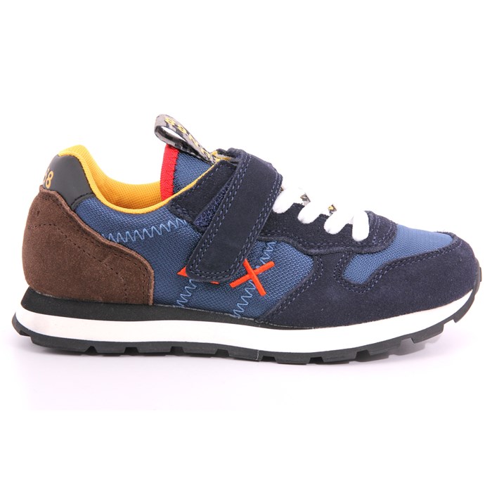Scarpa Strappi + Elastico Sun68 Bambino Blu  Scarpe 28 - Z42310K