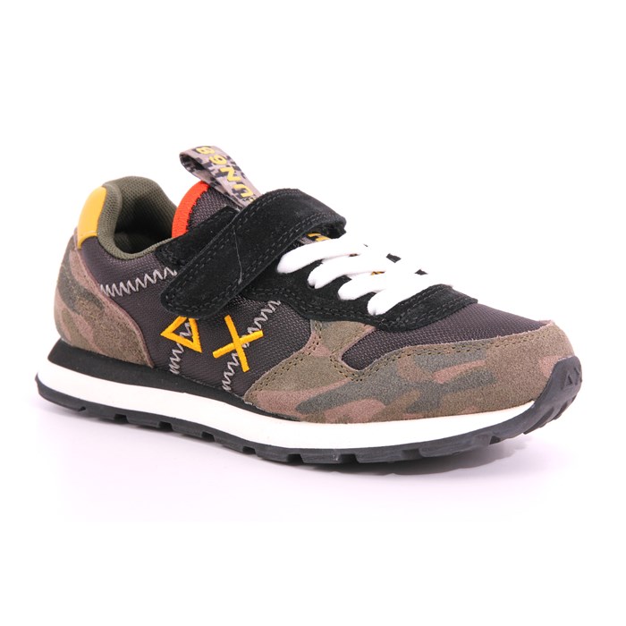 Sun68 Scarpa Strappi + Elastico Nero