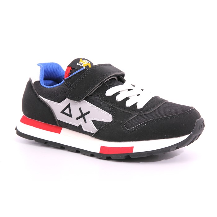 Sun68 Scarpa Strappi + Elastico Nero