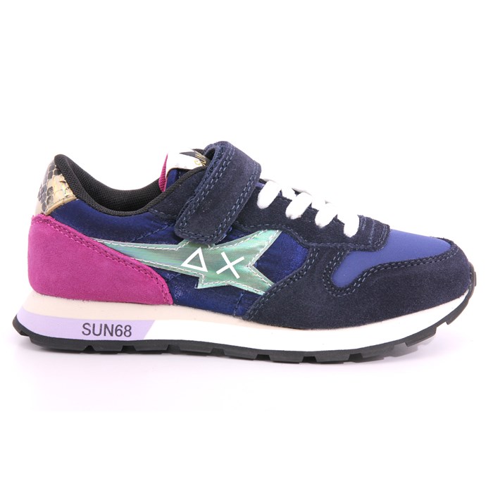 Scarpa Strappi + Elastico Sun68 Bambina Blu  Scarpe 40 - Z42409K