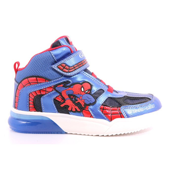 Scarpa Strappi + Elastico Geox Bambino Azzurro  Scarpe 453 - J269YC