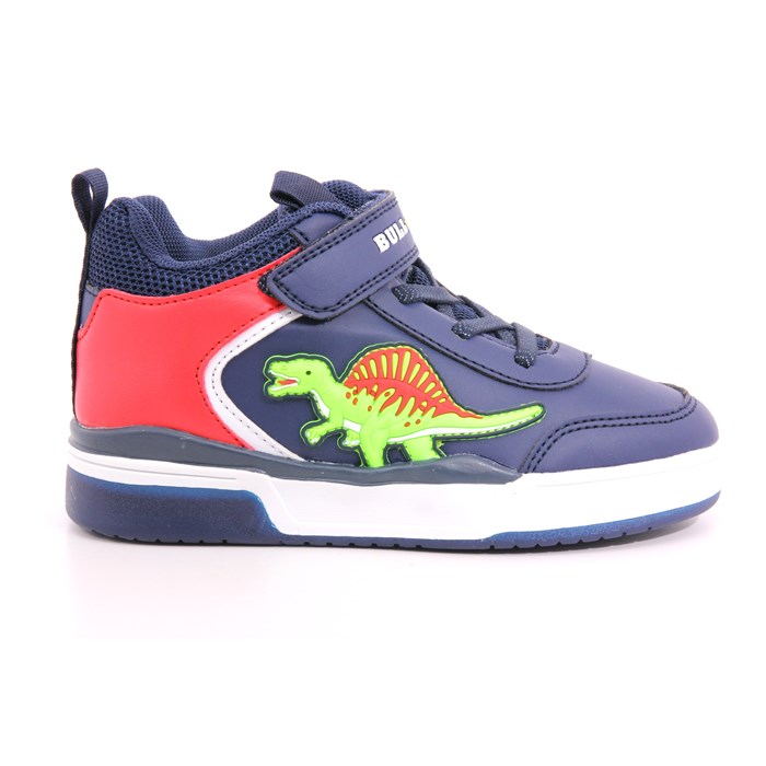 Scarpa Strappi + Elastico Bull Boys Bambino Blu  Scarpe 16 - AL2203