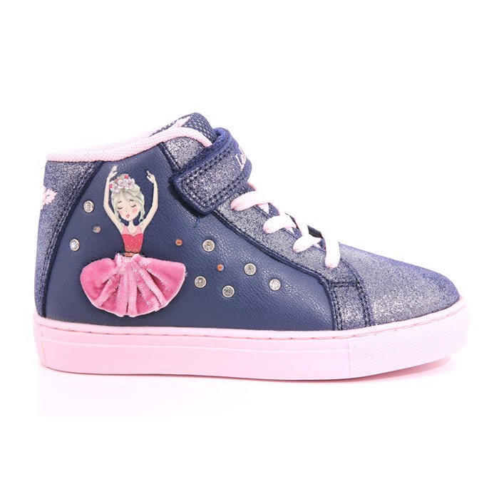 Scarpa Strappi + Elastico Lelli Kelly Bambina Blu  Scarpe 423 - LKAA2286