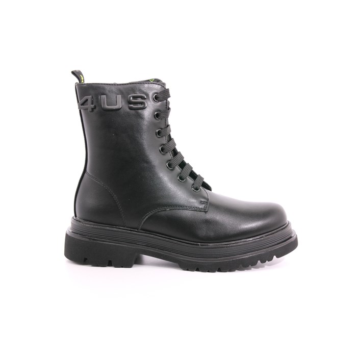 Anfibio Paciotti 4us Bambina Nero  Scarpe 19 - 42150A