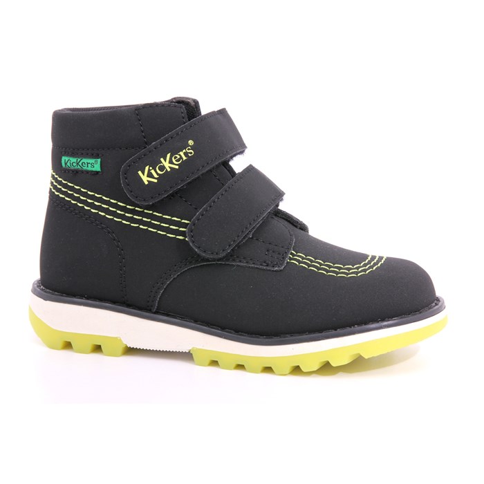 Kickers Scarpa Strappi Nero