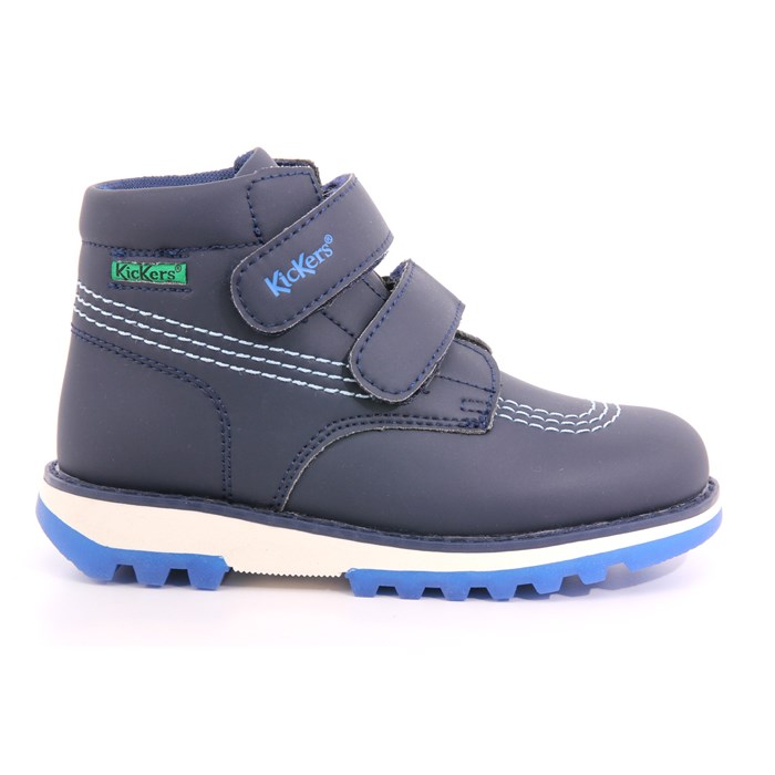 Scarpa Strappi Kickers Bambino Blu  Scarpe 31 - 878750