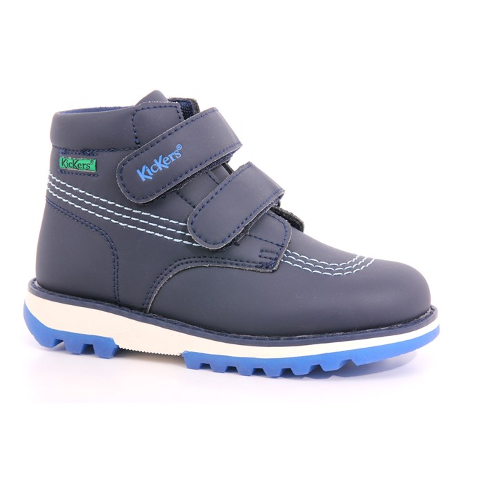 Kickers Scarpa Strappi Blu