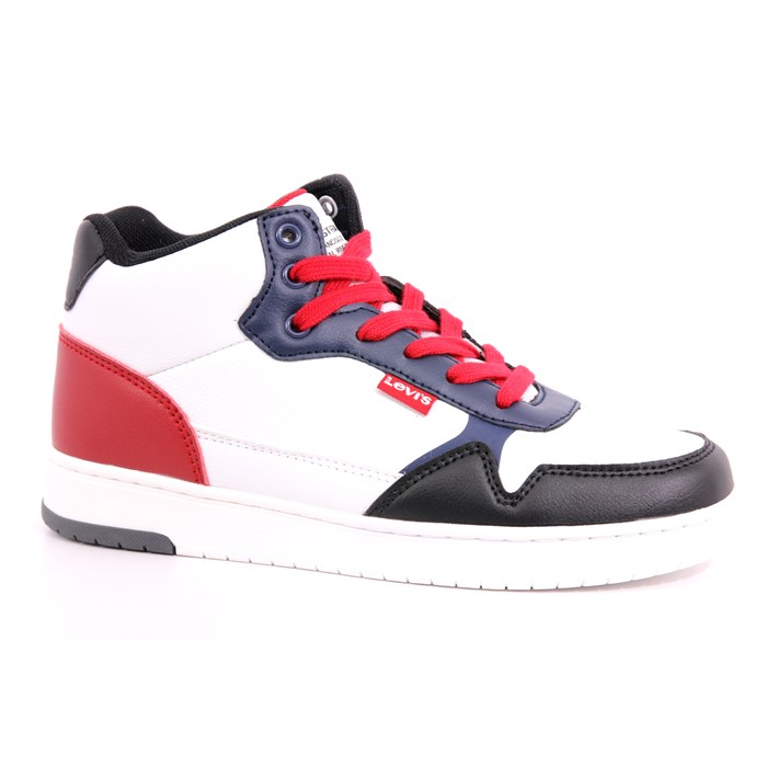 Levi's Scarpa Allacciata Bianco/rosso