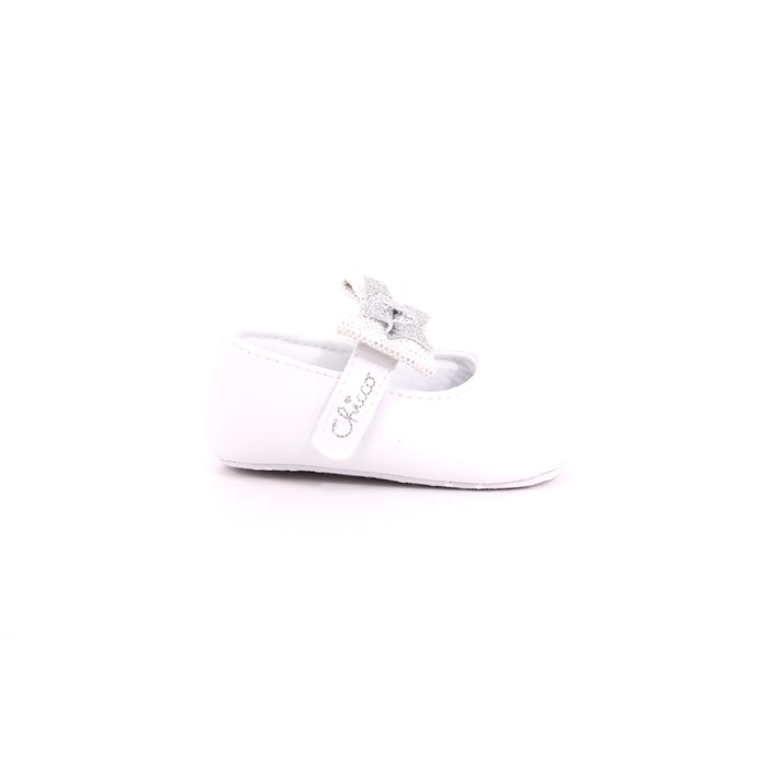 Scarpina Culla Chicco Bambino Bianco  Scarpe 593 - 068248