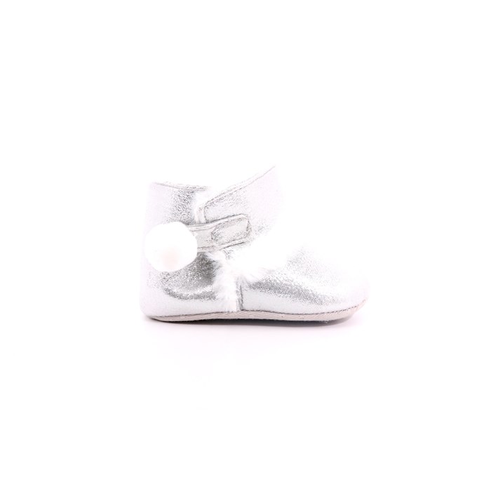 Scarpina Culla Chicco Bambino Argento  Scarpe 595 - 068246