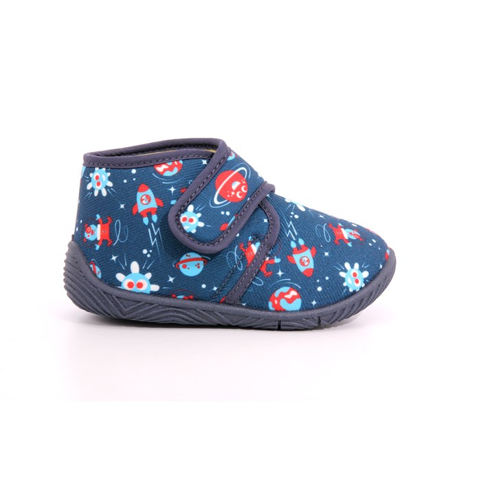 Pantofola Strappi Chicco Bambino Blu  Scarpe 620 - 068114