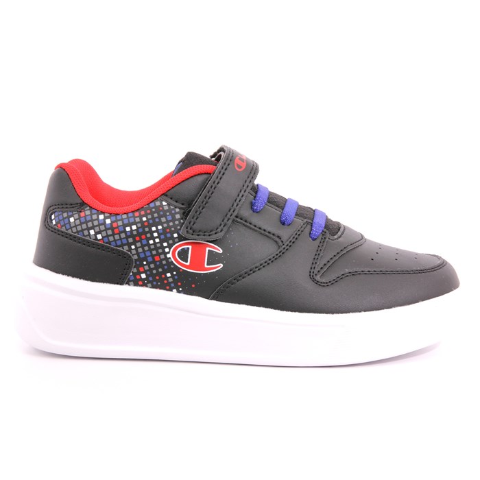 Scarpa Strappi + Elastico Champion Bambino Nero  Scarpe 904 - S32434