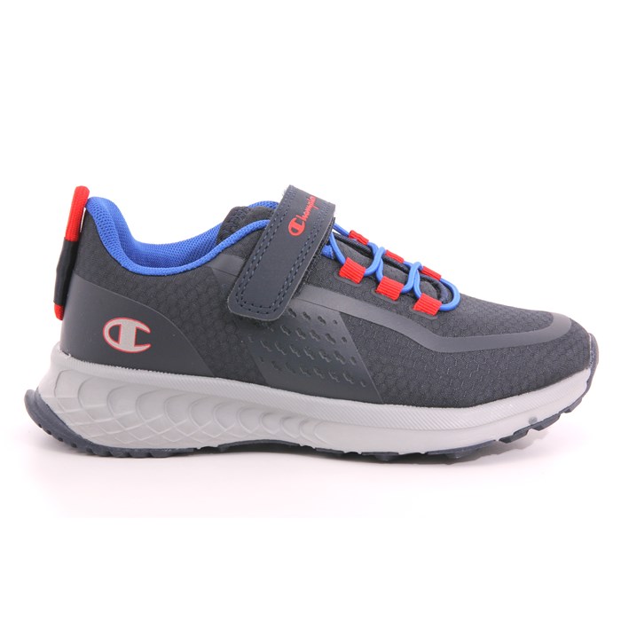 Scarpa Strappi + Elastico Champion Bambino Blu  Scarpe 914 - S32613