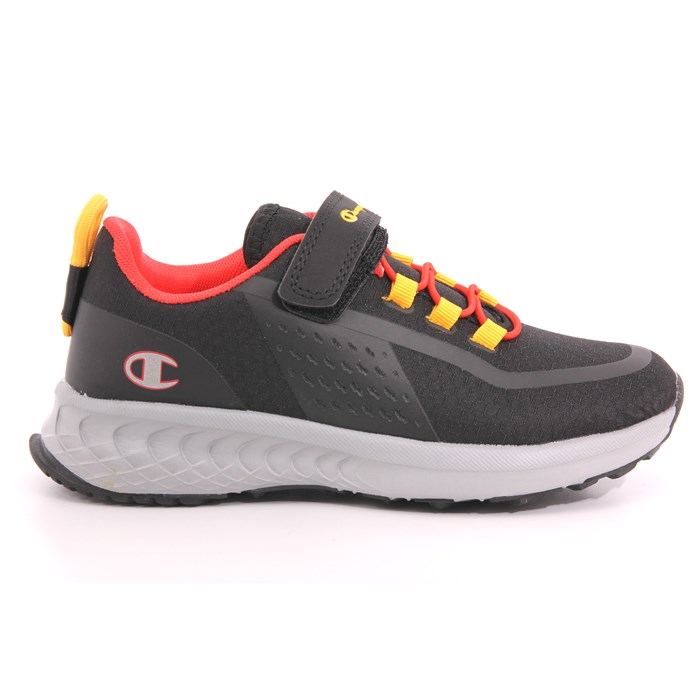 Scarpa Strappi + Elastico Champion Bambino Nero  Scarpe 915 - S32613