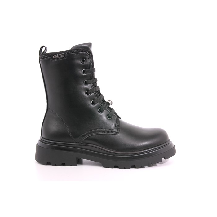 Stivaletto Paciotti 4us Bambina Nero  Scarpe 20 - 42160A