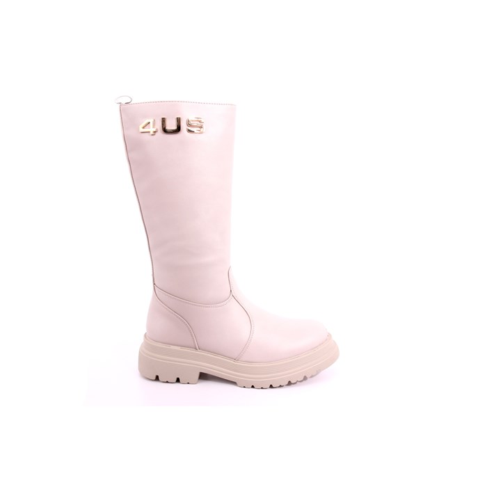 Stivaletto Paciotti 4us Bambina Panna  Scarpe 23 - 42151B