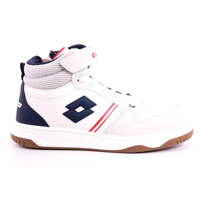 Scarpa Strappi + Elastico Lotto Bambino Bianco  Scarpe 203 - 218154