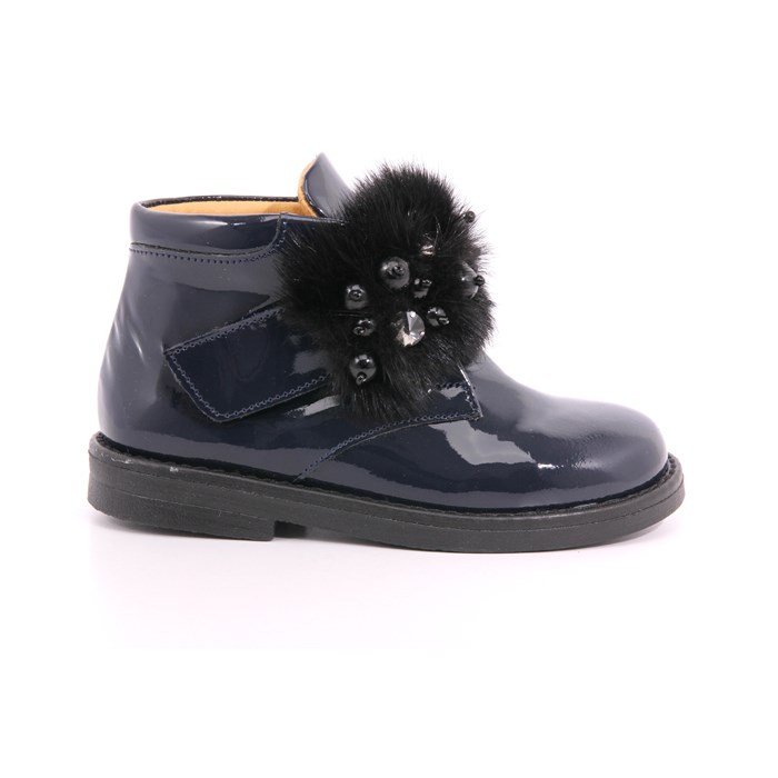 Scarpa Strappi Platis Bambina Nero  Scarpe 18 - P2326