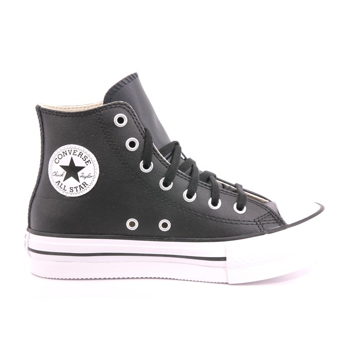 Scarpa Allacciata Converse Bambina Nero  Scarpe 468 - A01015C