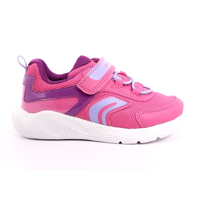 Scarpa Strappi + Elastico Geox Bambina Fuxia  Scarpe 469 - B254TB